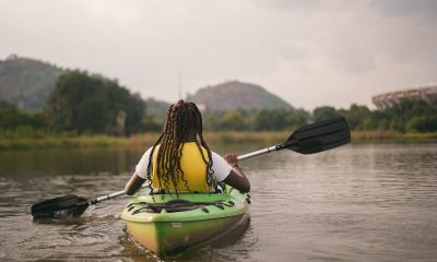 kayak, kayaking, paddle, paddling, rowing, row, water sport, sport, activity, hobby, abuja, outdoors, nature, nigeria, africa, lake, sunset, landscape, african